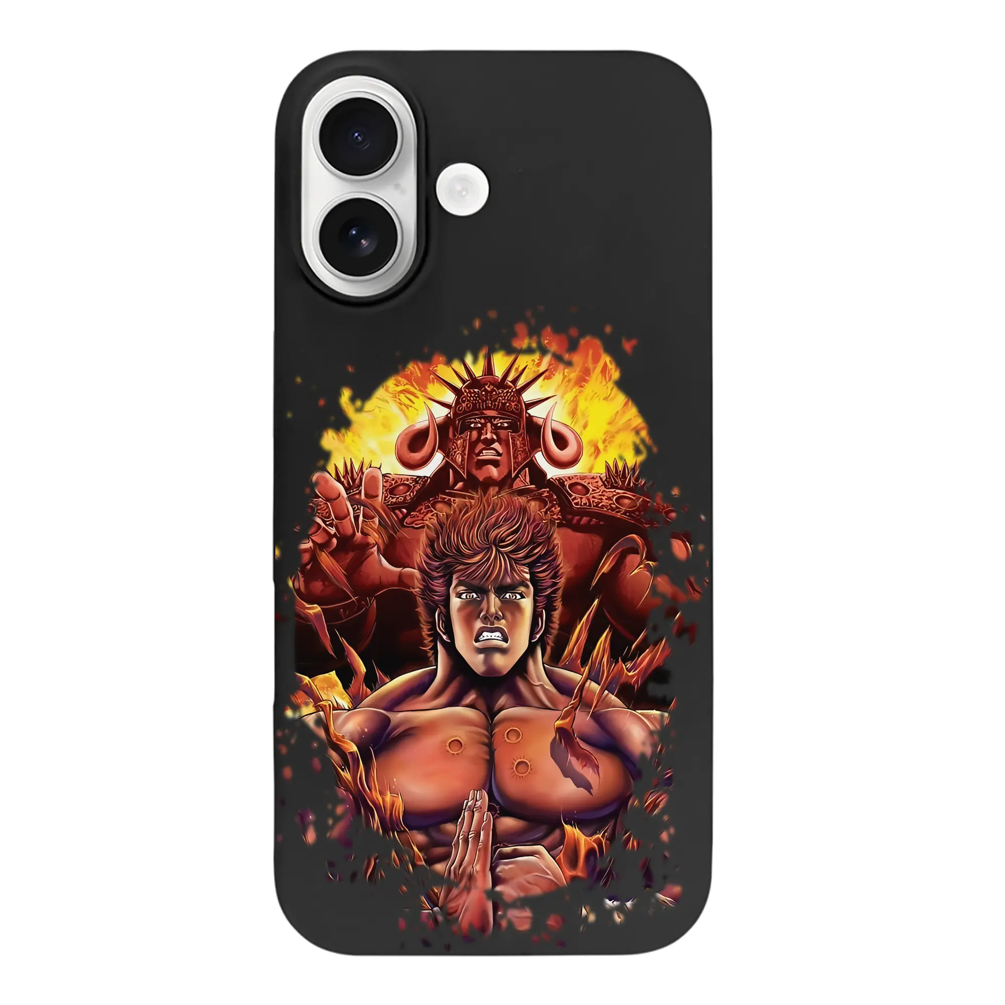 北斗の拳 グッズ,ケンシロウ - iPhone 17 シリーズ シリコンケース 薄型 耐衝撃 指紋防止 ソフトタッチカバー 精密フィット 傷防止 保護ケース iPhone 17/17 Air/17 Pro/17 Pro Max 対応